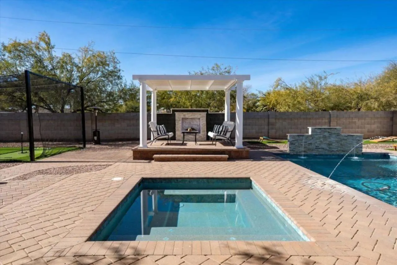 Luxury Mansion, Heated Pool And Spa, Pickleball, Batting Cage, 2 Game Rooms, Speakeasy Scottsdale Stany Zjednoczone Ameryki