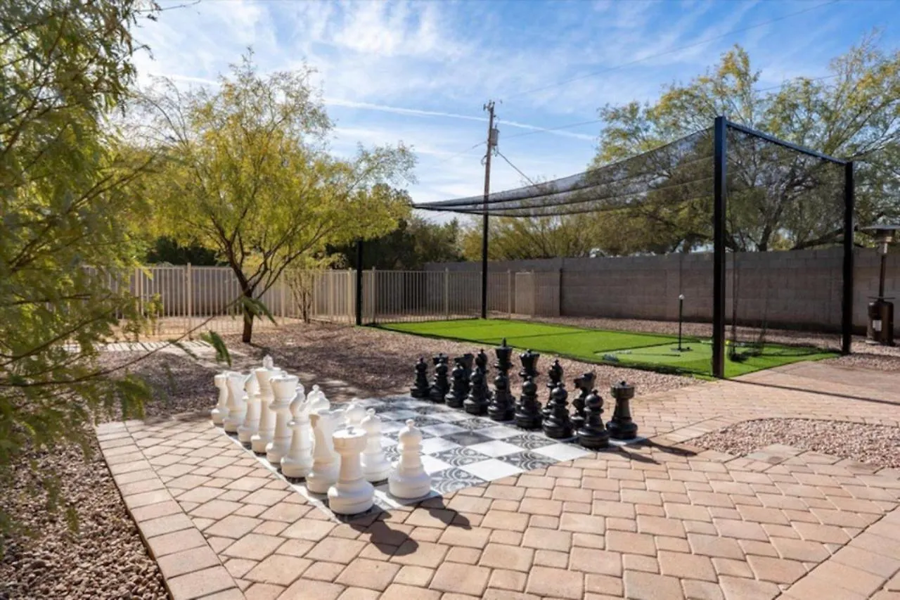 Luxury Mansion, Heated Pool And Spa, Pickleball, Batting Cage, 2 Game Rooms, Speakeasy Scottsdale 0*,  ABD